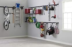 Rubbermaid FastTrack Hooks Kit, Black, FastTrack