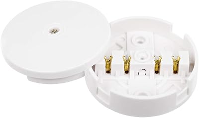 Invero 20A 4 Terminal Junction Box 59mm White Domestic Commercial CE