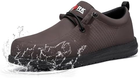 VERY CLEAN SZ 15‎ FLORSHEIM WORK Bayside Steel Toe ESD Slip On Work Shoe FS2325 Florsheim Bayside FS2325 - Slip On Steel Toe Boat Shoe main image 3