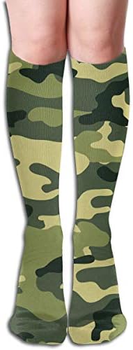 Compression Socks Military Camo Woodland Camoflage Novelty Sport Running Tube Socks,1 Pair