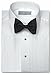 Neil Allyn Mens Tuxedo Shirt Poly/Cotton Laydown Collar 1/4 Inch Pleat (16 X 34-35)White