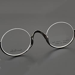 WEBUP Semi Rimless Reading Glasses Nerd Glasses