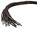 OrthoStep Round Dress Thin Brown 30 inch Shoelaces 2 Pair Pack
