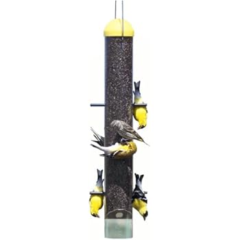 Yellow 1 5 Lb Capacity Stokes Select Topsy Turvy Finch Bird Feeder