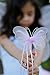 6 Pink Fairy Butterfly Wands Costume Dress Up Party Packages for Girls Toddlers and Kids