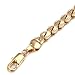 FOLLOWMOON 18k Gold Plated Men's Bracelet Chain