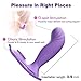 Bombex Silicone G Spot Vibrator - Wearable Vibrating Dildo - Waterproof & Remote Control Masturbator for Women, 10-Frequency Dual Action Adults Sex Toy for Female & Couples(Purple)