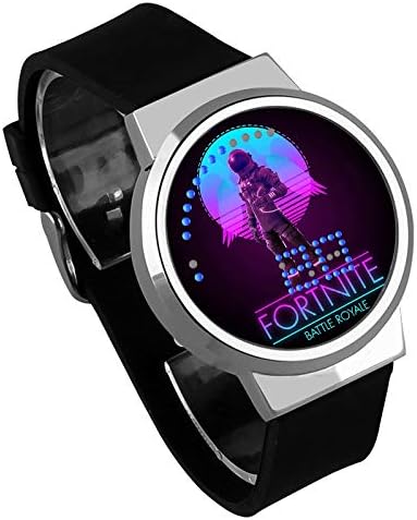 Hope Naert Night Light Touch LED Creative Electronic Student Watch FortNight Watch Fortnite Athletic Shooting Game for Boys and Girls, 6