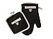 Oakland Raiders NFL Team Colors Oven Mitt and Pot Holder Set