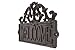 Welcome Sign for Door - Cast Iron Rustic Welcome Sign | Decorative Welcome Wall Plaque | Vintage Design | For Door, Entrance, Entryway or Porch | For Indoor or Outdoor Use | 9.25 X 6.25