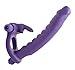Frisky Double Delight Dual Penetration Vibrating Rabbit Cock Ring