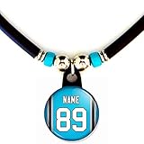 Carolina Football Jersey Necklace Personalized with Your Name and Number