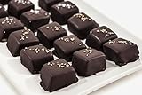 Gourmet Dark Chocolate Covered Sea Salt Caramels 12 pc in Elegant Gift Box