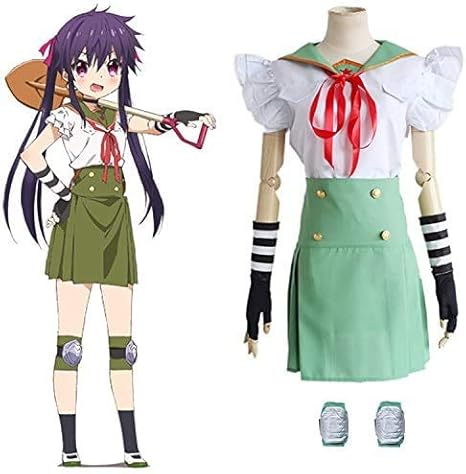 Amazon がっこうぐらし 風 恵飛須沢胡桃 くるみ えびすざわくるみ School Live コスプレ衣装 豪華セット コスチューム イベント仮装 メールでご希望のサイズと性別を必ず教えてください コスプレ 仮装 通販