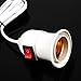 3M Multi-direction E27 Plug-in Spot Lamp Light Bulb Holder on/off Switch US Plug