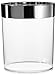 Carnation Home Fashions Clear Acrylic Waste Basket with Chrome Trim