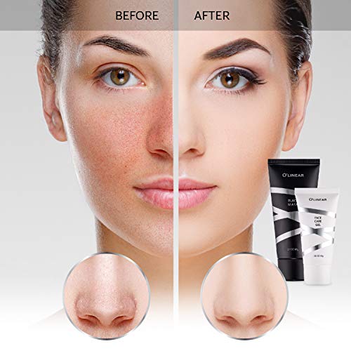 Black Charcoal Mask Blackhead Remover - Face Peel Off Mask With Natural Activated Organic Bamboo Charcoal - Deep Cleansing Pore Blackhead Removal - Purifying Face Mask & Face Care Gel for Women & Men - Thumbnail 2