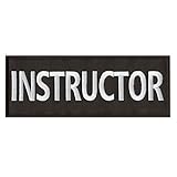LEGEEON Instructor Large XL 10x4 inch Body Armor Tactical Embroidered Fastener Patch