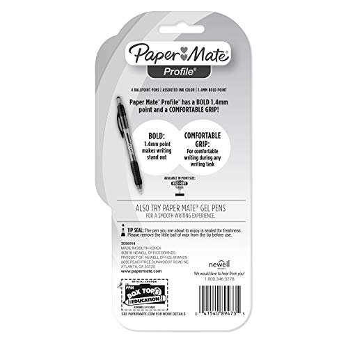Paper Mate Profile Pens, 4 Pack - Image 5