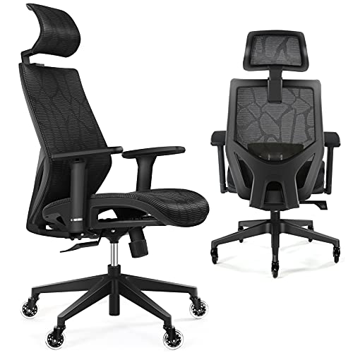 Ergonomic Office Chair, High Back Desk Chair with Lumbar Support