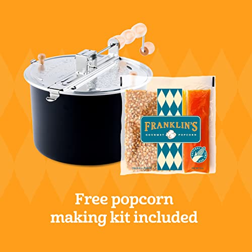 Franklin's Original Whirley Pop Stovetop Popcorn Machine Popper