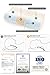 GREHOME Memory Foam Pillow, Pillows for Sleeping, Cervical Pillow for Neck, Shoulder Pain, Contour Pillow for Back, Stomach, Side Sleepers with Removable Washable Pillowcase -16 x 25 x 3.5/4.7 inches