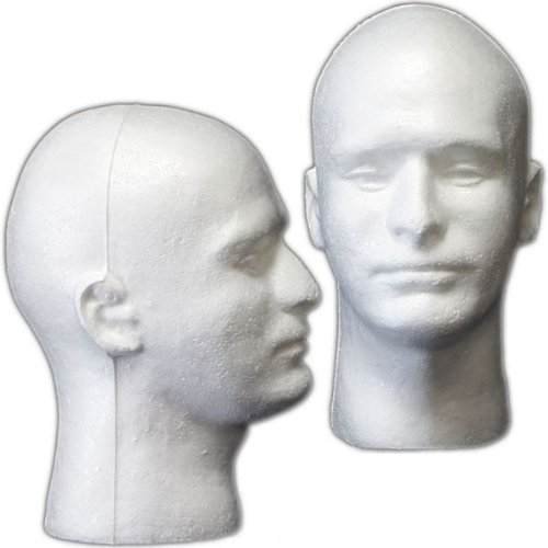 styrofoam mannequin head