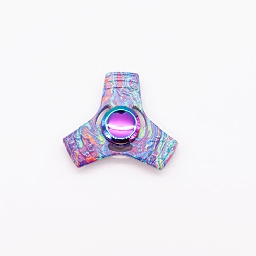 YLINGSU TRI- Fidget Spinner Hand Spinner ADD ADHD Focus Toy Ultra Durable High Speed Rotate (Colorful blue)