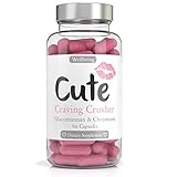 Glucomannan and Chromium Picolinate Pills - Reduce Cravings for Sugary and Unhealthy Snacks - Best for Weight Loss and Specially Formulated for Women - 60