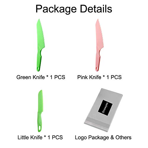 Lettuce Knife, Tomato Knife Serrated Paring BPA Plastic Cutter No Hurt Fingers (1 Set) - Thumbnail 4