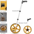 Scuddles Collapsible Measuring Wheel Measures Up To 10,000 Feet Perfect surveying Tool For Distance Measurment (Telescoping)
