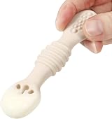 PandaEar Silicone Baby Spoons Self Feeding 4 6 Months 6 Pack Beige view 6