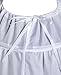 Wantdo Drawstring Wedding Bridal Petticoat 6 Hoops Larges Full 6-bone 1 Layer, One Size, White