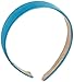Trimweaver 1-Piece 25mm Satin Covered Headband, 1-Inch, Turquoise