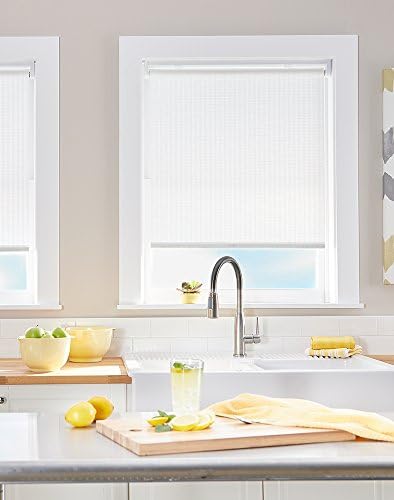 Curtainworks Palm Window Shade, 39" W x 64" L, Linen