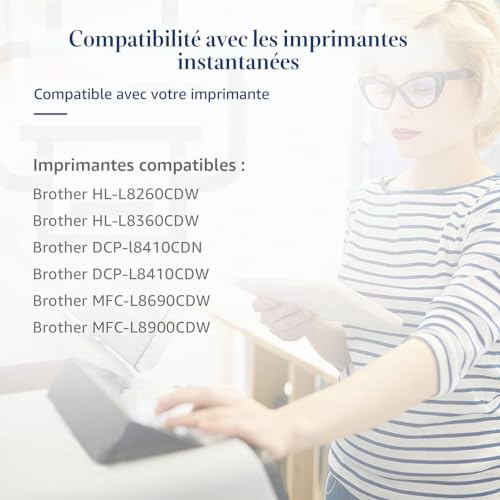 STAROVER TN423 Replacement Compatible Toner Cartridges for Brother TN423 TN-423 TN421 for Brother HL-L8260CDW HL-L8360CDW DCP-L8410CDN DCP-L8410CDW MFC-L8690CDW MFC-L8900CDW (4 Pack)