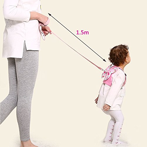 2 Toddlers+Walking+Wristband+Assistant+Butterly