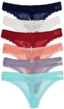 floral lace see through panties