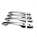 Kust ls3967w Chrome Door Handle Covers, Side Door Handle Hardware fit for Honda 2015 2016 CRV Handle Bomb Trim,Pack of 4 Pieces of Exterior Door Handle Protector for 3 Keys Holes