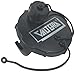 Valterra Black 3" T1020-1VP Waste Valve 3" with Capped 3/4" GHT, Carded primary