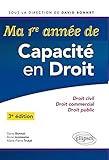 Ma 1re Année de Capacité en Droit by