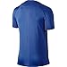 NIKE Men's Pro Fitted Short Sleeve Shirt, Game Royal/Deep Royal Blue/Whi, Large