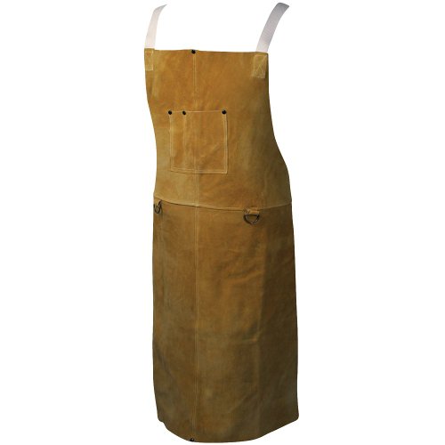 Caiman Gold Boarhide - Bib Apron, Welding-Apparel 42"