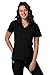 ADAR UNIFORMS Adar Womens Pop-Stretch Junior Fit Taskwear Tab-Waist Crossover Scrub Top