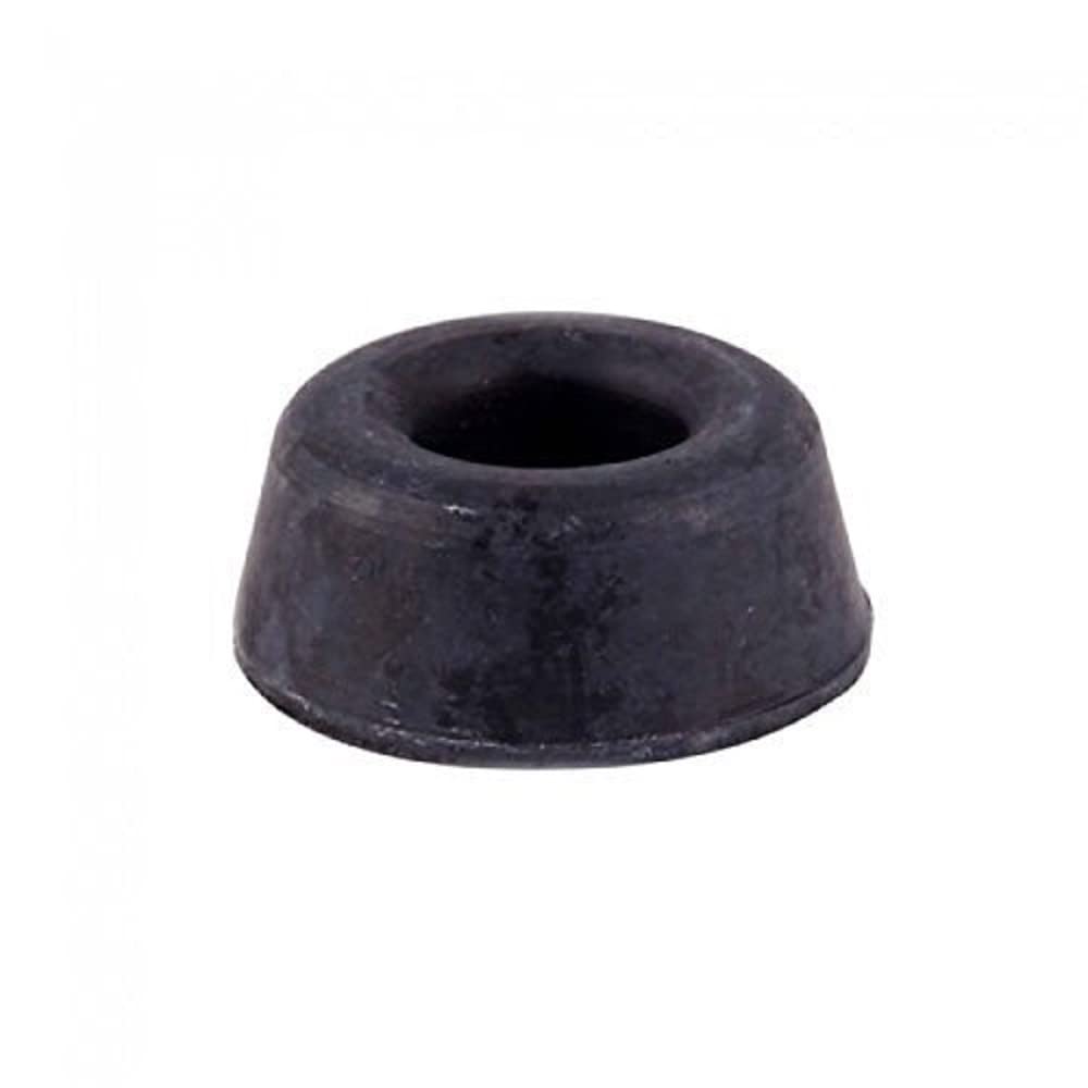 Merriway BH02007 (4 Pcs) Rubber Toilet Seat or Furniture Buffers, 22mm (7/8 inch) Black - Pack of 4 Pieces