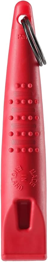 ACME Dog Whistle No. 210.5 Alpha Matte Black with Free Band Carmine Red view 4