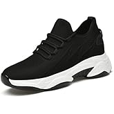 Tallure Sneakers for Men & Women, 4 Inch Hidden Height Increase Shoes, Arch Support Cushioned Sole, Lightweight Breathable Non-Slip Walking Shoes