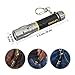 STANLEY Keychain Flashlight, Mini Torch Light Penlight, 1AAA Battery Included, Black