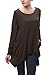 Urban CoCo Women's Plus Size Swing Pocket Tunic Tops Loose Tee Shirts (3XL, Coco)