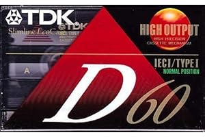 TDK D60 60-Minute Cassettes: 5-Pack